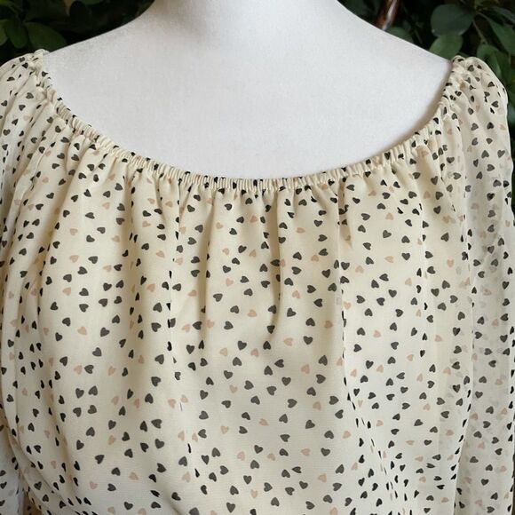 Max Edition Heart Design Top - Picture 6 of 7